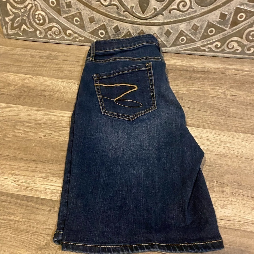 SEVEN7 High Rise Bermuda Shorts Medium Denim Size 10